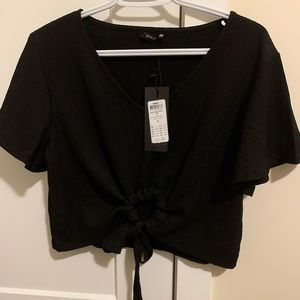Black Crop Top